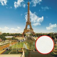 Фреска Ortograf Париж 4777 Фактура флок FLK Флизелин (2,7*2,7) Синий/Оранжевый/Зеленый, Город арт-4777 (флок FLK) — фото 1, Фрески