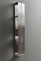 Металлическая полка Aquanet Магнум 15х100 Сталь браш арт-334114 — фото 5, Полки для ванной и душа