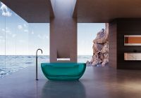 Ванна из полиэфирной смолы Abber Kristall 170х75 Бирюзовая без гидромассажа арт-AT9703Aquamarin — фото 3, Ванны из полиэфирной смолы