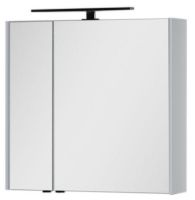 Зеркальный шкаф Aquanet Латина 80 Белый арт-179635 — фото 2, Зеркальные шкафы в ванную