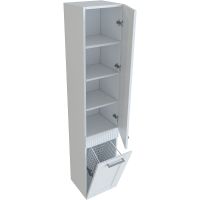 Шкаф пенал SanVit Турин 32 подвесной Белый глянцевый арт-pturin — фото 5, Пеналы для ванной комнаты