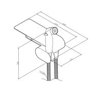 Гигиенический душ со смесителем AM.PM Like Черный матовый арт-F0202622 — фото 13, Гигиенические души