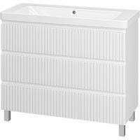 Тумба с раковиной Brevita Victory 105 Белая матовая арт-УТ000024305 — фото 1, Тумбы с раковиной