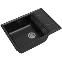 Кухонная мойка GranFest Vertex GF-ный арт-V-680L чер — фото 1, Кухонные мойки