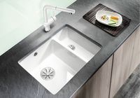 Кухонная мойка Blanco Subline 350/150-U Черная арт-523747 — фото 2, Кухонные мойки