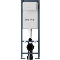 Комплект унитаза с инсталляцией AM.PM Jupiter с сиденьем Микролифт и Белой глянцевой клавишей смыва арт-IS110101.DX77C1700 — фото 3, Комплекты унитаз + инсталляция