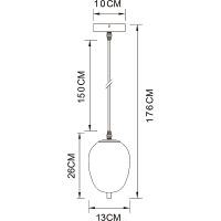 Товар: Подвесной светильник Artelamp Freddie Дымчатый Полированная медь арт-A2232SP-1PB - фото 3 Подвесной светильник Artelamp Freddie Дымчатый Полированная медь арт-A2232SP-1PB — фото 3, Подвесные светильники