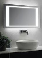 Зеркало SanVit Дорадо 90 с подсветкой с кнопочным выключателем арт-zdor090 — фото 5, Зеркала в ванную комнату