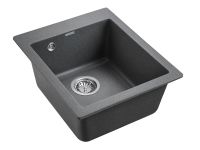 Кухонная мойка Paulmark Kante 40 Графит арт-PM104249-DG — фото 2, Кухонные мойки