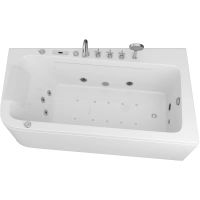 Акриловая ванна Grossman 170х95 с гидромассажем арт-GR-17095R — фото 1, Акриловые ванны