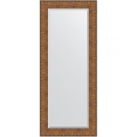 Зеркало Evoform Exclusive 147х62 с фацетом в багетной раме - Медная кольчуга 88 мм арт-BY 3951 — фото 1, Зеркала в ванную комнату