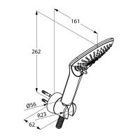 Душевой гарнитур Kludi Fizz Хром арт-6775005-00 — фото 6, Душевые гарнитуры на держателе