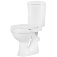 Унитаз компакт Оскольская Керамика Суперкомпакт Стандарт с бачком и сиденьем арт-44901130022 — фото 1, Напольные унитазы