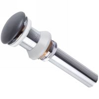 Донный клапан Sintesi click-clack Серый матовый арт-SIN-VF-40GM — фото 3, Донные клапаны