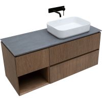 Тумба под раковину Allen Brau Infinity 120 R подвесная Дуб арт-1.21007.NO — фото 14, Тумбы под раковину