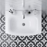 Тумба под раковину AM.PM Like 65 подвесная Белая арт-M80FHX0652WG — фото 2, Тумбы под раковину