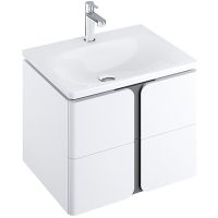 Тумба под раковину Ravak SD Balance 60 подвесная Белая Графит арт-X000001367 — фото 1, Тумбы под раковину