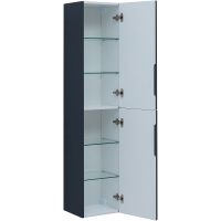 Шкаф пенал Aquanet Джейн 35 подвесной Маренго арт-313305 — фото 4, Пеналы для ванной комнаты