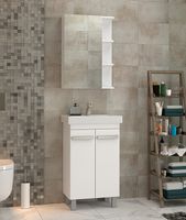 Зеркальный шкаф Vigo Nova 50 Белый арт-zsh.NOV.50 — фото 4, Зеркальные шкафы в ванную