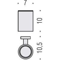 Стакан для зубных щеток Colombo Design Plus Черный матовый арт-W4902.NM — фото 5, Стаканы для зубных щеток