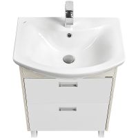 Тумба под раковину Aquaton Бекка PRO 60 Белый Дуб сомерсет арт-1A196601BAC20 — фото 2, Тумбы под раковину