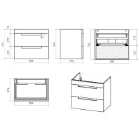 Товар: Тумба с раковиной Brevita Ariana 60 подвесная Белая глянцевая арт-УТ000014131 - фото 8 Тумба с раковиной Brevita Ariana 60 подвесная Белая глянцевая арт-УТ000014131 — фото 8, Тумбы с раковиной