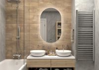 Товар: Зеркало Континент Fleur 600x1000 с подсветкой с бесконтактным выключателем арт-ЗЛП532 - фото 8 Зеркало Континент Fleur 600x1000 с подсветкой с бесконтактным выключателем арт-ЗЛП532 — фото 8, Зеркала в ванную комнату