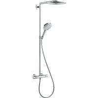 Товар: Душевая система Hansgrohe Raindance Select S с термостатом Хром арт-27114000 - фото 1 Душевая система Hansgrohe Raindance Select S с термостатом Хром арт-27114000 — фото 1, Душевые стойки