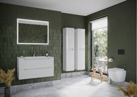 Тумба под раковину Sancos Norma 2.0 120 подвесная Белый глянец арт-NR2.0120-1W — фото 6, Тумбы под раковину