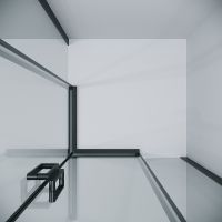 Душевой уголок Grossman Classic 90х90 профиль Черный матовый стекло прозрачное арт-300.K33.04.9090.21.00 — фото 7, Квадратные душевые уголки