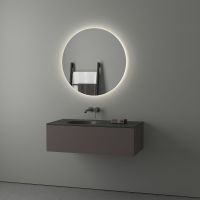 Зеркало Evoform Ledshine d80 с подсветкой 21 W - без выключателя - нейтральный белый свет арт-BY 2545 — фото 4, Зеркала в ванную комнату