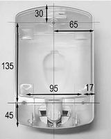 Диспенсер для жидкого мыла Nofer Classic Черный арт-03036.N — фото 5, Диспенсеры для жидкого мыла
