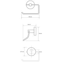 Товар: Держатель туалетной бумаги Bemeta Dark Черный арт-104112040 - фото 2 Держатель туалетной бумаги Bemeta Dark Черный арт-104112040 — фото 2, Держатели туалетной бумаги