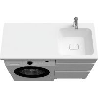 Тумба с раковиной Iddis Optima Home 110 R Белый арт-OPH11RBi95K — фото 4, Тумбы с раковиной