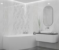 Керамическая плитка Azori Acate Cascade настенная 31,5х63 см арт-00-00109538 — фото 3, Керамическая плитка