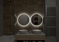 Зеркало Континент Ajour D 550 с подсветкой с бесконтактным выключателем арт-ЗЛП528 — фото 7, Зеркала в ванную комнату