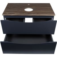 Товар: Тумба под раковину Bond Cube 80 подвесная Серая матовая Дуб арт-T09807 - фото 5 Тумба под раковину Bond Cube 80 подвесная Серая матовая Дуб арт-T09807 — фото 5, Тумбы под раковину