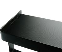 Держатель туалетной бумаги Fixsen Hotel с полкой Черный матовый арт-FX-31011B — фото 6, Держатели туалетной бумаги