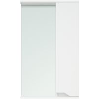 Зеркало со шкафом Corozo Теона 50 R Белое арт-SD-00001514 — фото 1, Зеркальные шкафы в ванную