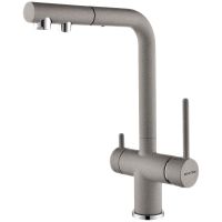 Смеситель для кухни Paulmark Serpentine Серый арт-Se213222-GR — фото 1, Смесители для кухни