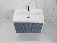 Тумба под раковину Style Line Стокгольм 80 подвесная Графит софт арт-ЛС-00002314 — фото 4, Тумбы под раковину