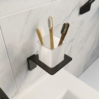 Стакан для зубных щеток Iddis Slide Черный арт-SLIBSG1i45 — фото 3, Стаканы для зубных щеток
