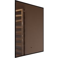 Зеркало Silver Mirrors Spell Black 60 с подсветкой Черное с бесконтактным выключателем арт-LED-00002972 — фото 1, Зеркала в ванную комнату