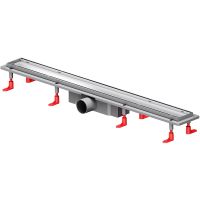 Душевой лоток AM.PM PrimeFlow 80 с решеткой Хром матовый / под плитку Tile арт-W02SC-U11-080-04SB — фото 1, Душевые лотки