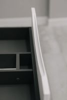 Тумба с раковиной Bond Wave 80 подвесная Белая глянцевая арт-T01800-S05B — фото 4, Тумбы с раковиной