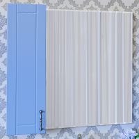 Зеркало со шкафом Sanflor Глория 65 L Голубое арт-С000005828 — фото 1, Зеркальные шкафы в ванную