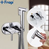 Гигиенический душ со смесителем Frap Хром арт-F7505 — фото 5, Гигиенические души