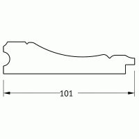Зеркало Evoform Definite Floor 204х114 в багетной раме - Вензель бронзовый 101 мм арт-BY 6035 — фото 8, Зеркала в ванную комнату