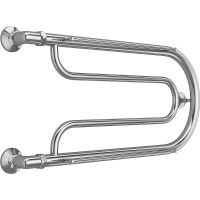Водяной полотенцесушитель Terminus Фокстрот (1) 320x700 с полкой Хром, боковое подключение, G 1" НР арт-4620768881251 — фото 1, Водяные полотенцесушители
