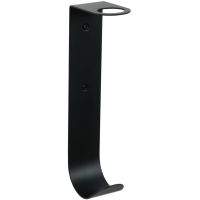 Держатель дозатора жидкого мыла Fixsen Practica с крючком универсальный Черный арт-FX-800A — фото 1, Крючки для полотенец